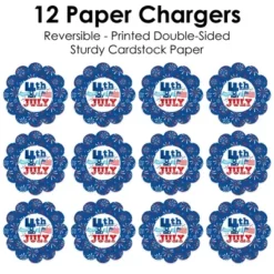 Big Dot Of Happiness Firecracker 4th Of July - Red, White And Royal Blue Party Round Table Decorations - Paper Chargers - Place Setting For 12 11 Big Dot Of Happiness Firecracker 4th Of July - Red, White And Royal Blue Party Round Table Decorations - Paper Chargers - Place Setting For 12 -Household Cleaning Supplies GUEST 03a9166e afc7 49d5 be65 b91af507e5e2