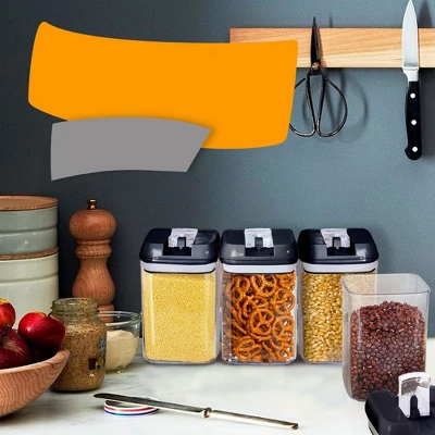 Cheer Collection Set Of 8 28oz Airtight Food Storage Containers 9 Cheer Collection Set Of 8 28oz Airtight Food Storage Containers - Image 8