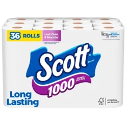 Scott 1000 Septic-Safe 1-Ply Toilet Paper -Household Cleaning Supplies GUEST 06740487 ce4a 4651 a95a 40dd8335fb8b