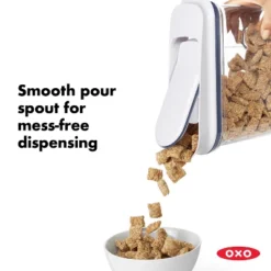 OXO POP 2.5qt Airtight Small Cereal Dispenser -Household Cleaning Supplies GUEST 094f8bdb 8476 4503 910a defd674c4bc7