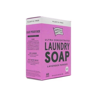 Ingredients Matter Lavender Laundry Powder - 30oz 4 Ingredients Matter Lavender Laundry Powder - 30oz - Image 2