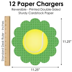 Big Dot Of Happiness You Got Served Tennis - Baby Shower Or Tennis Ball Birthday Party Round Table Decorations - Paper Chargers Place Setting For 12 -Household Cleaning Supplies GUEST 0c2db2b7 b48d 43a4 b365 0f51d92e586d