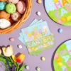 Blue Panda 150 Pack Happy Easter Disposable Paper Napkins Easter For Kids Party Supplies 6.5 X 6.5 In -Household Cleaning Supplies GUEST 1153a7bf 1d70 4c7a bbcd 7504bf052978