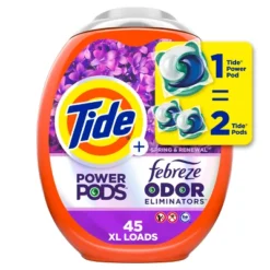 Tide Power Pods Febreze Odor Eliminator Laundry Detergent - Spring And Renewal 26 Tide Power Pods Febreze Odor Eliminator Laundry Detergent - Spring And Renewal -Household Cleaning Supplies GUEST 13db6ae9 d586 4620 88f6 02d91f8ae2cf