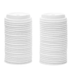 Sparkle And Bash Set Of 48 Disposable Insulated Paper Coffee Cups With Lids & Sleeves For Hot Drinks, 16oz, Blue -Household Cleaning Supplies GUEST 13eddd99 2901 4f8c b733 683a50e85eee