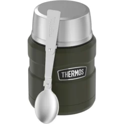 Thermos 16 Oz. Stainless King Vacuum Insulated Stainless Steel Food Jar -Household Cleaning Supplies GUEST 14cff28f 82d7 470d 8531 a6debc9d32b7