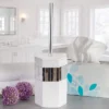 Creative Scents Quilted Mirror Toilet Brush With Holder -Household Cleaning Supplies GUEST 14f58ed6 0f77 4fd9 b34d 4bbec30e5b39