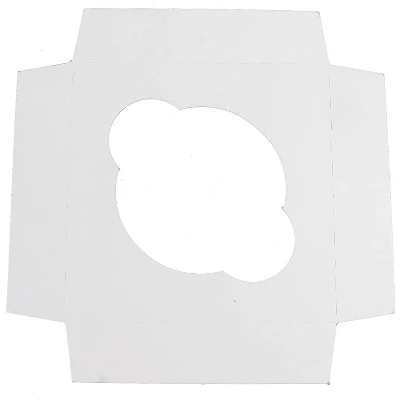 O'Creme Insert Only With White Top And Bottom For Holding 1 Cupcake In A 4 Inch X 4 Inch Cake Box - Pack Of 200 6 O'Creme Insert Only With White Top And Bottom For Holding 1 Cupcake In A 4 Inch X 4 Inch Cake Box - Pack Of 200 - Image 4