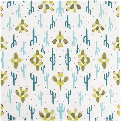 Blue Panda 150 Pack Cactus Disposable Luncheon Paper Napkins 6.5" For Kids Birthday Baby Shower Party Decorations 7 Blue Panda 150 Pack Cactus Disposable Luncheon Paper Napkins 6.5" For Kids Birthday Baby Shower Party Decorations - Image 5