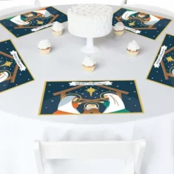 Big Dot Of Happiness Holy Nativity - Paper Manger Scene Religious Christmas Coloring Sheets - Activity Placemats - Set Of 16 -Household Cleaning Supplies GUEST 1a1c87d5 2c55 4435 9636 187653b6743a