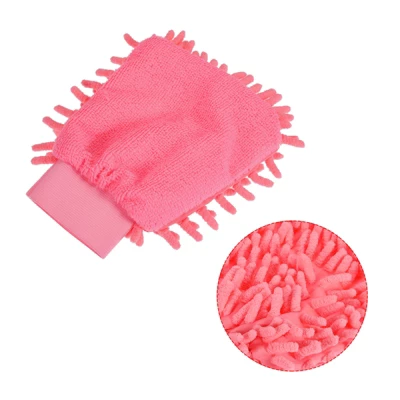 Unique Bargains Microfiber Chenille Mitts Reusable Scratch-Free Cleaning Gloves Wash Sponge For Home Kitchen 5 Unique Bargains Microfiber Chenille Mitts Reusable Scratch-Free Cleaning Gloves Wash Sponge For Home Kitchen - Image 3