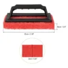 Unique Bargains Cleaning Kitchen Bathroom Scouring Pad Brush With Handle 15cm Red 4 Pcs -Household Cleaning Supplies GUEST 1c607fc9 3bb3 409b b800 7b18575c716f