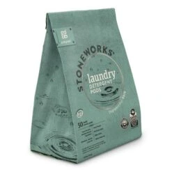 Grab Green Stoneworks Laundry Detergent Pods, Fragrance Free Rain Scent