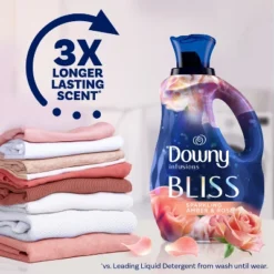 Downy Infusions Bliss Sparkling Amber & Rose Scent Liquid Fabric Softener -Household Cleaning Supplies GUEST 1e81a41a 8e30 4cfe ad13 c3ed8c26fe33