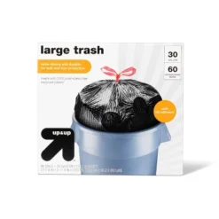Large Drawstring Trash Bags - 30 Gallon - Up & Up™ -Household Cleaning Supplies GUEST 20792785 e09b 4ba3 a8aa 908e88a67385