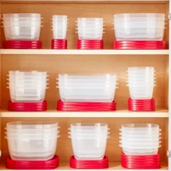 Rubbermaid Easy Find Lids 40pc Plastic Food Storage Container Set Clear -Household Cleaning Supplies GUEST 215f631f 18a9 4ba9 a069 4c6fb2710886