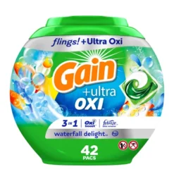Gain Flings Oxi Waterfall Laundry Detergent -Household Cleaning Supplies GUEST 222b1dc6 8e16 42d4 ab36 a6089aa577cb