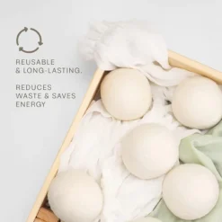 Pursonic 100% Pure New Zealand Fragrance Free & Biodegradable Wool Dryer Balls - 3 Pack -Household Cleaning Supplies GUEST 25cf28e9 0758 4690 b585 dc7a9ff154d0
