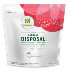 Grab Green Garbage Disposal Freshener & Cleaner Pods, Red Pear With Magnolia Scent -Household Cleaning Supplies GUEST 2812f3e4 dab3 4758 8aeb de16d96f4736