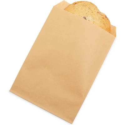 Blue Panda 200 Pack Greaseproof Flat Paper Bags, Treat, Gift (Brown, 7.5 X 5 In) 7 Blue Panda 200 Pack Greaseproof Flat Paper Bags, Treat, Gift (Brown, 7.5 X 5 In) - Image 5