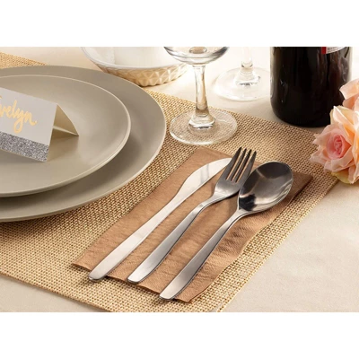 Juvale 200-Pack Disposable Bamboo Kraft Paper Cocktail Napkins 7.8"x4.4" Brown Party Supplies 3 Juvale 200-Pack Disposable Bamboo Kraft Paper Cocktail Napkins 7.8"x4.4" Brown Party Supplies