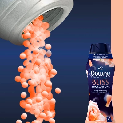 Downy Infusions Bliss Sparkling Amber & Rose In-Wash Scent Booster Beads 7 Downy Infusions Bliss Sparkling Amber & Rose In-Wash Scent Booster Beads - Image 5