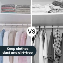 Hand-E Medium Trash Can Liners, 100 Count - 6-7 Gallon Garbage Liners - 22 Microns Thick, Gray Transparent -Household Cleaning Supplies GUEST 317e3fc6 d91a 4998 bce5 0aa772a65918