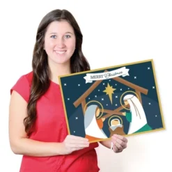 Big Dot Of Happiness Holy Nativity - Paper Manger Scene Religious Christmas Coloring Sheets - Activity Placemats - Set Of 16 -Household Cleaning Supplies GUEST 3518332a 3b6c 4e5c 9adb bbdb7bf57db4