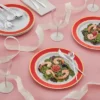 Elegant Disposable Plates For Party - (10 Piece) Heavy Duty Disposable Dinner Set, Fine Dining Plastic Dishes For Elegant China Look, Red, Jubilant 1 Elegant Disposable Plates For Party - (10 Piece) Heavy Duty Disposable Dinner Set, Fine Dining Plastic Dishes For Elegant China Look, Red, Jubilant -Household Cleaning Supplies GUEST 360e9eec 1e76 4833 99d8 de77a9d2fd8c