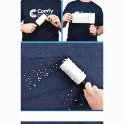 Comfy Clothiers Sticky Tape Lint Roller For Clothes, 350 Sheets Total - 5 Rolls With 70 Sheets Per Roll, 5 Pk