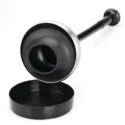 MDesign Bathroom Toilet Bowl Plunger And Cover -Household Cleaning Supplies GUEST 379c7f56 e287 4ac8 8314 0063a3294929