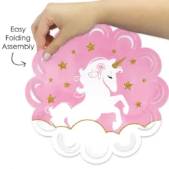 Big Dot Of Happiness Rainbow Unicorn - Magical Unicorn Baby Shower Or Birthday Party Round Table Decorations - Paper Chargers - Place Setting For 12 -Household Cleaning Supplies GUEST 37ebdf91 31ba 4914 a8b8 be35a73c3657