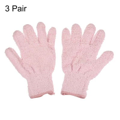 Unique Bargains Dusting Cleaning Gloves Microfiber Mitten For Plant Lamp Window 4 Unique Bargains Dusting Cleaning Gloves Microfiber Mitten For Plant Lamp Window - Image 2