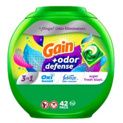 Gain Flings Super Fresh 3-in-1 With Febreze And Oxi Odor Defense Liquid Laundry Detergent Pacs 24 Gain Flings Super Fresh 3-in-1 With Febreze And Oxi Odor Defense Liquid Laundry Detergent Pacs -Household Cleaning Supplies GUEST 3db22277 768f 42f3 a0b2 25c96eb29122