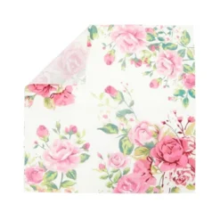 Blue Panda 150 Pack Pink Floral Paper Napkins For Bridal Shower, Birthday, Spring Tea Party, 6.5 In -Household Cleaning Supplies GUEST 3e924e6c e71c 40c1 b9a6 87ff36b92608