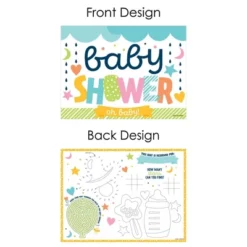 Big Dot Of Happiness Colorful Baby Shower - Paper Gender Neutral Party Coloring Sheets - Activity Placemats - Set Of 16 -Household Cleaning Supplies GUEST 3ec71a51 9a62 4bf5 94a5 46cdfd6fba0f