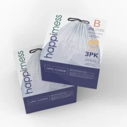 Drawstring Trash Can Liner (60-Count, 3-Packs Of 20 Liners) - Happimess -Household Cleaning Supplies GUEST 4103db0e 1941 4227 95cc f0d5207adcc2