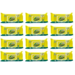 OdoBan Disinfectant And Odor Eliminating Wipes, Air Freshener, Package Of 75 Wipes, Lemon Scent -Household Cleaning Supplies GUEST 42e47713 0df6 44a2 9de8 fce8c5e61c6c