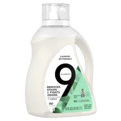 9 Elements Liquid Laundry Detergent - Eucalyptus - 92 Fl Oz