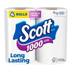 Scott 1000 Septic-Safe 1-Ply Toilet Paper -Household Cleaning Supplies GUEST 4457c7b3 7db6 4a98 9d20 4605a6720d42