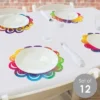 Big Dot Of Happiness Holi Hai - Festival Of Colors Party Round Table Decorations - Paper Chargers - Place Setting For 12 -Household Cleaning Supplies GUEST 45532721 87c7 4460 8498 da4e4704c7a3