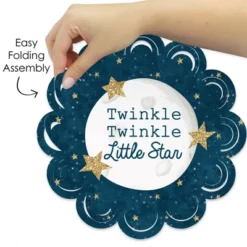 Big Dot Of Happiness Twinkle Twinkle Little Star - Baby Shower Or Birthday Party Round Table Decorations - Paper Chargers - Place Setting For 12 -Household Cleaning Supplies GUEST 4b94427e b8c1 4f3e a205 fb3e76369018