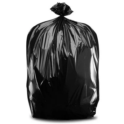 Plasticplace 64 Gallon Toter Compatible Trash Bags, Black (25 Count) 3 Plasticplace 64 Gallon Toter Compatible Trash Bags, Black (25 Count)