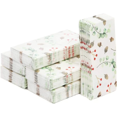 Sparkle And Bash 24 Pack Holiday Pocket Tissues, Christmas Party Favors, Travel Size Wipes In 4 Designs 7 Sparkle And Bash 24 Pack Holiday Pocket Tissues, Christmas Party Favors, Travel Size Wipes In 4 Designs - Image 5