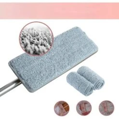 Easy Gleam Mop And Bucket Set For Wet & Dry Use, Suitable For All Floor Types, 4 Reusable Pads Supplied, Pink -Household Cleaning Supplies GUEST 4ec65408 c216 41ff 8cd2 ece07a5b436e