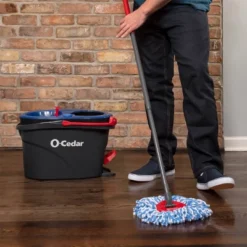 O-Cedar EasyWring RinseClean Spin Mop & Bucket System -Household Cleaning Supplies GUEST 50e5bcaa 6290 4a55 9e3d d0d174edb1d0