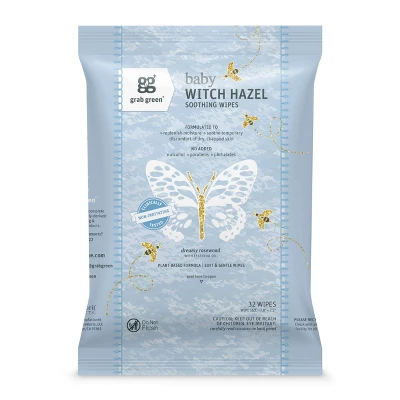 Grab Green Baby Witch Hazel Wipes 4 Grab Green Baby Witch Hazel Wipes - Image 2
