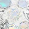 Sparkle And Bash 72 Pack Holographic Octagon Shaped Disposable Party Plates, Iridescent Plates In 3 Sizes -Household Cleaning Supplies GUEST 5472eefa 54a7 4c80 855b b9ad84560d32