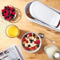 OXO POP 2.5qt Airtight Small Cereal Dispenser -Household Cleaning Supplies GUEST 54fddde5 703c 4dde 9e23 2fb041b4c1ce