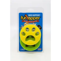 FurZapper Dog And Cat Grooming Tool - Yellow - 2pk